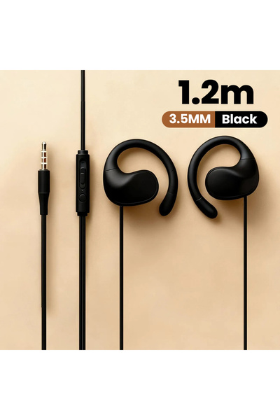 choice2 1.2M 3.5mm black Type C Wired Over-Ear Headphones With Microphone for...