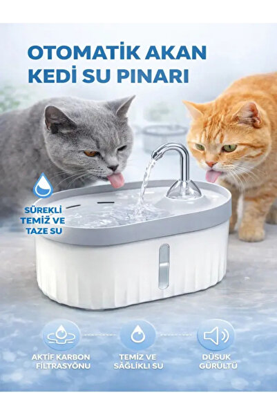 Kedi Su Pınarı Evcil Hayvan Sukabı