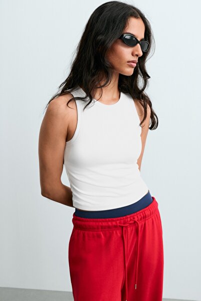 Oysho Modal karışımlı uzun fitilli tank top