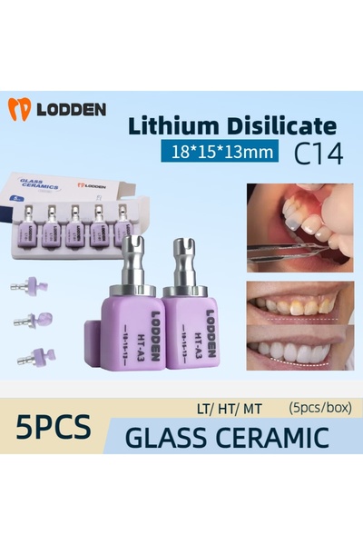Choice6 HT A3 LODDEN Dental Lithium Disilicate(Glass Ceramic) C14 LT/HT for C...