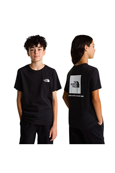 THE NORTH FACE TEEN EVOLUTION BOX NSE SS TEE NF0A8CVAJK3-JK3 Μαύρο