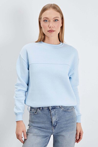 Fulla Moda 3 Thread Stopper Oversize Sweatshirt