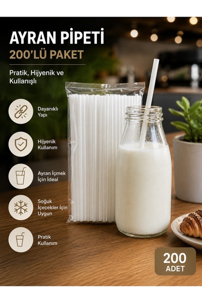 Ayran Pipet (200’lü Paket)
