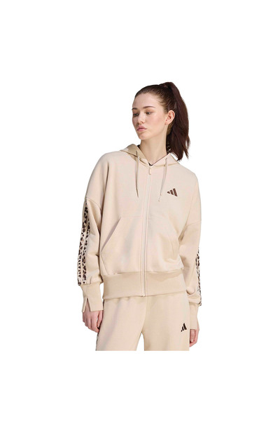 adidas Αθλητικά ρούχα W AOP 3S FT FZ KH1547 Μπεζ