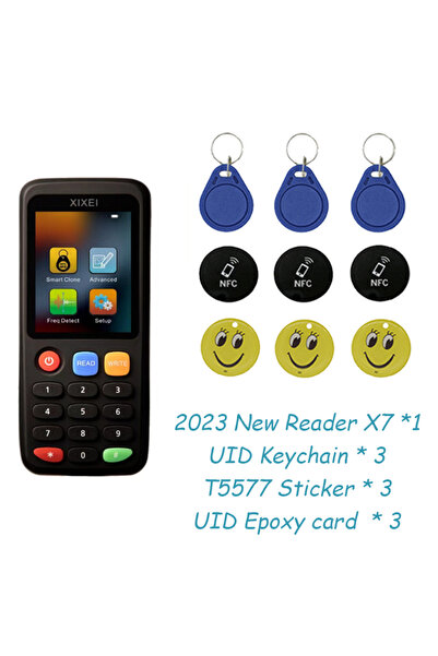 Choice1 Package 3 X7 Smart Card Reader RFID Key Clone Copier IC ID Token Copy...