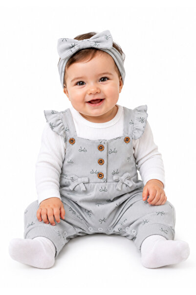 bebekyol Bow-Tie Baby Girl Set (Bandana Not Included)
