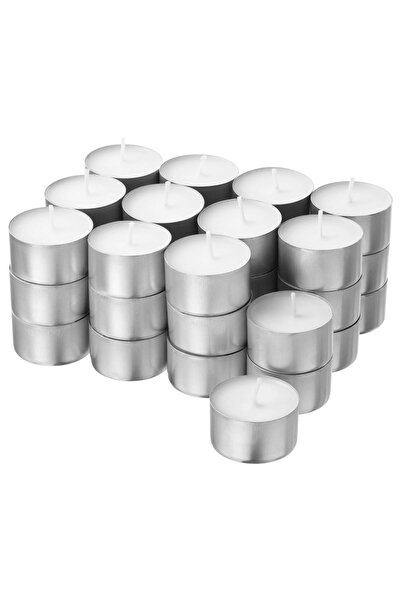 IKEA Tealight Mum, Beyaz, 36 Adet