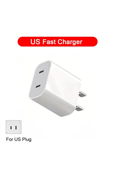 Choice charger cable1m US 20W Double USB C PD Chargeur Charge Rapide USB-C Ty...