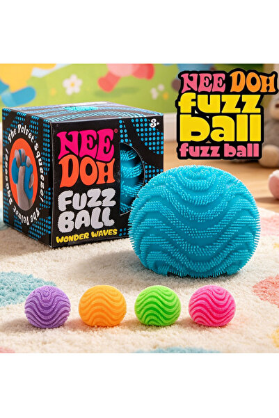 UĞURDAN Fuzz Ball Kadife Dokulu Sukuşi NeeDoh Stres Topu Squishy Oyuncak Yumu...