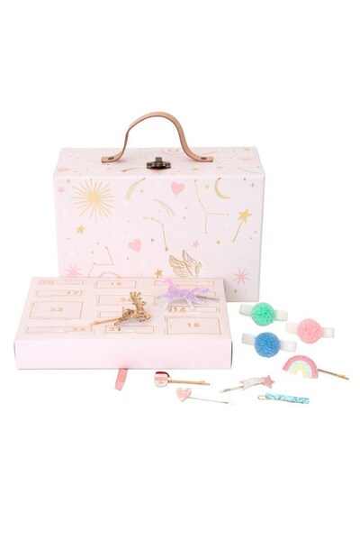 Meri Meri - Hair Accessories Advent Calendar Suitcase - Saç Tokalı Advent Cal...