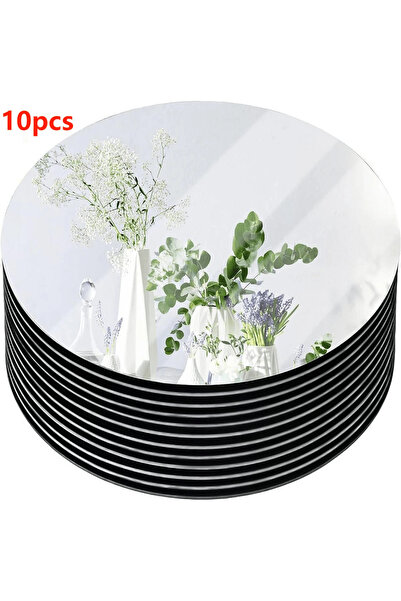 Choice 20cm 10pcs 10PCS Acrylic Round Mirrors For Centerpieces Circle Mirrors...