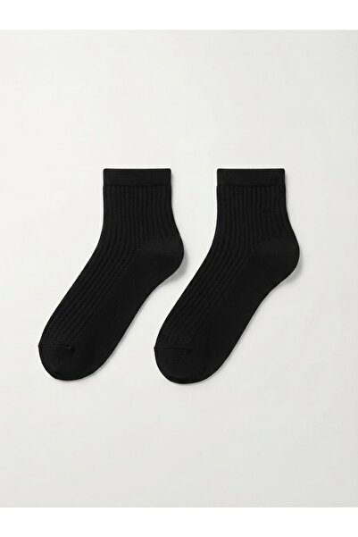 Fonem Women's Booties Wool Socks Fo 8013 Black 58% Recycled Wool Blend, Woven...