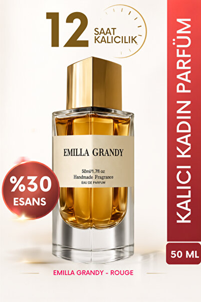 EMILLA GRANDY Aura Rouge | 50 ml Kadın Parfüm | Kalıcı Kadın Parfüm | Kan Por...