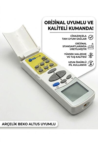 Genel Markalar ARÇELİK Klima Kumandası