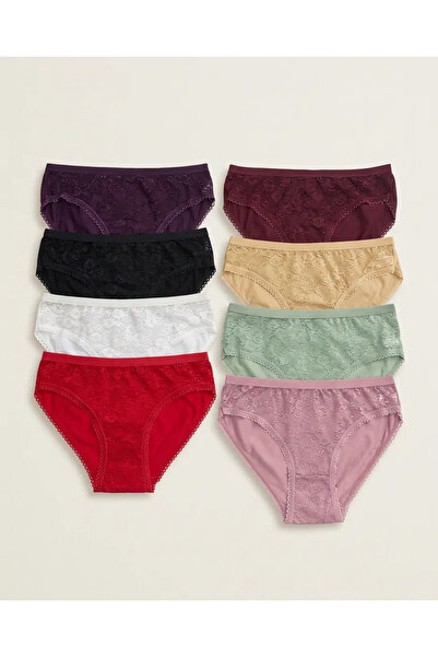 Dondeza 12-Pack Lace Women's Panties-Mixed Colors-Dondeza