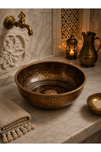BAZAAR 4 Hamam Tası Osmanlı Motifli Nostaljik Seri