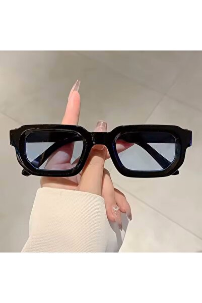 choice2 bule New Retro Rectangular Frame Sunglasses - Fashionable Retro Sungl...