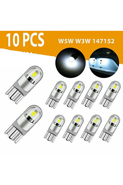 Choice5 مجموعة من 10 مصابيح LED بيضاء من نوع Ruiandsion T10 194 W5W، بتقنية 3...