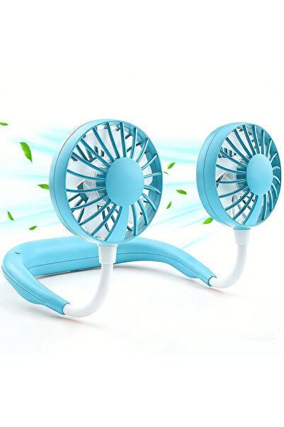 Choice3 5 USB Portable Fan Cold Fan Hands Free Neck Fan Hanging Rechargeable ...