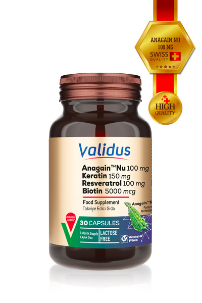 Validus Anagain Nu 100 Mg 30 Capsules
