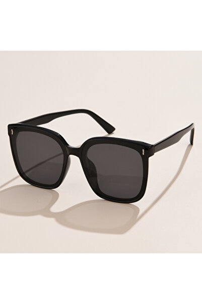 Choice black Protective Glasses Fashion Square Sunglasses Women Men Trendy Si...