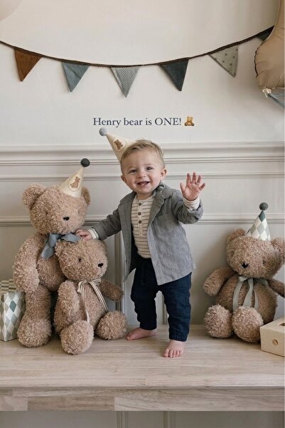 Babydola Baby Boy Shirt Jogger Pants T-Shirt Set Muslin Linen Fabric 3 Pieces
