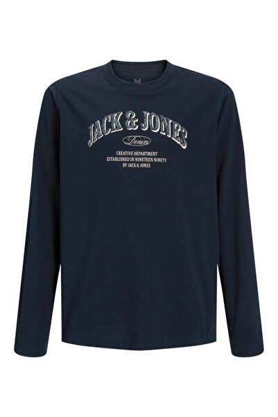 Jack & Jones Μπλούζα μακρυμάνικη αγόρι 12304986 "Denver" μπλε