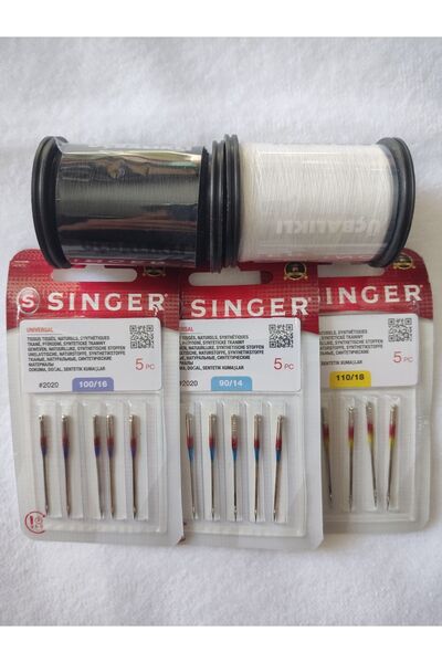 Kent Pazarı Household Sewing Machine Needle Set – 5 Pieces |   Durable and Co...