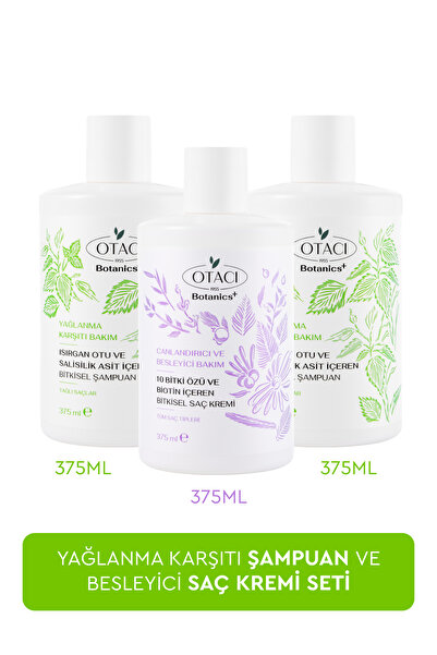 Otacı Botanics + Yağlanma Karşıtı Bakım - Isırgan Otu ve Salisilik Asit İçere...