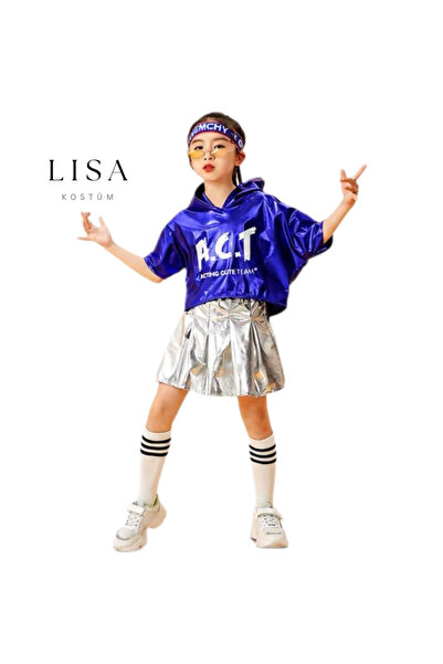 LISAKOSTUM LISA-CL004 Latin Dans Kız Çocuk Kostüm