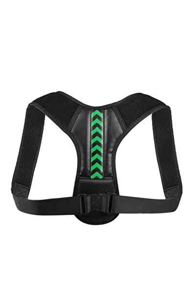 Choice16 S/M Black Green Invisible Back Posture Trainer Adjustable Shoulder B...