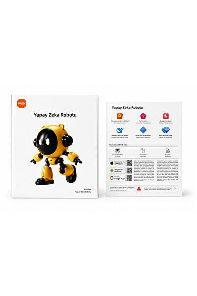 DoviCo Yapay Zeka Destekli Akıllı Konuşan Robot – 40+ Dil Destekli Eğitici As...