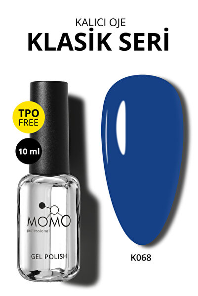 MOMO professional Kalıcı Oje K068 Gece Mavisi 10 ml