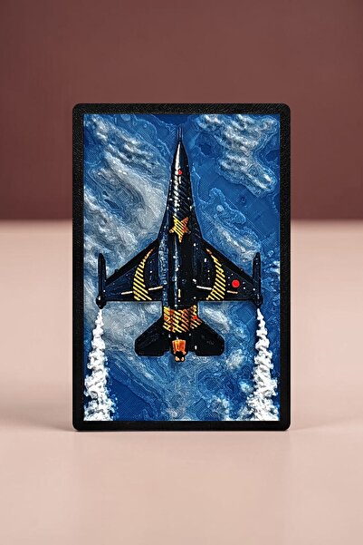 Saes Labs Solotürk F16 Uçak 3D Magnet 6×9 cm