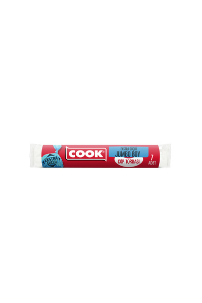 COOK Ekstra Güçlü Çöp Torbası Jumbo Boy 80*110