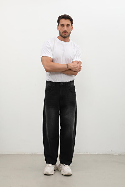 BANNY JEANS Ανδρικό τζιν παντελόνι Skater Fit με ίσια μπατζάκια
