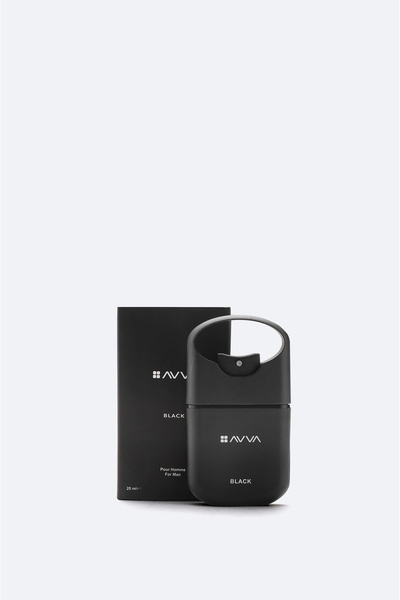Avva Black 20 ml Hediye Kutulu Erkek Cep Parfümü B009115