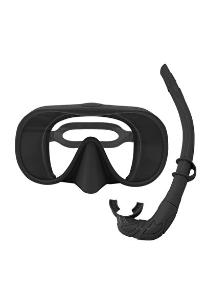 Choice black Diving facial mirror, anti -fog 180 ° snorkeling facial mirror, ...