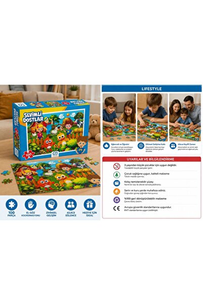 CA Games Cute Friends Puzzle 100 Pieces
