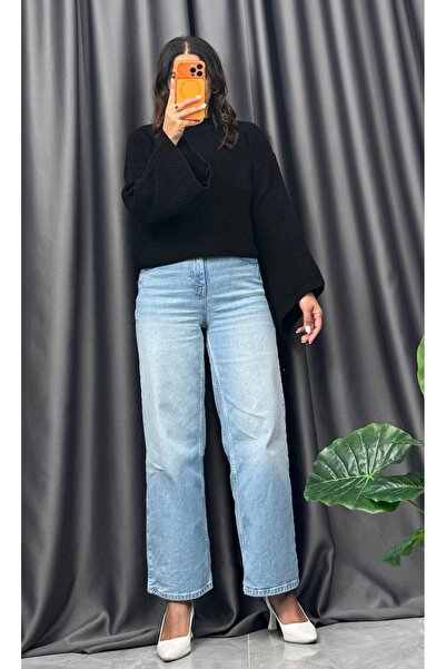 NİSUM MODA Pulover spaniol de tricotat cu mâneci lungi