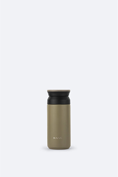 Avva Khaki Temperature Indicator 100% Steel Thermos 350 ml B009910