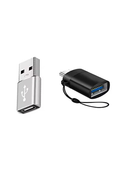 Choice محول USB 3.0 إلى USB C OTG فضي أسود من النوع C ذكر إلى محول USB 3.0 أن...