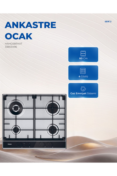 Haier HAHG6BR4XT Ankastre Ocak