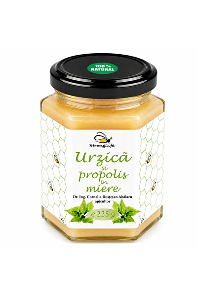 Strong Life Urzica si propolis in miere - 225g by Dr. Ing. Cornelia Dostetan ...