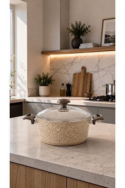 FALEZ Creamy Granitec Deep Pot 26 cm