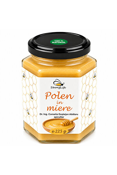 Strong Life Polen in miere - 225g by Dr. Ing. Cornelia Dostetan Abalaru apicu...