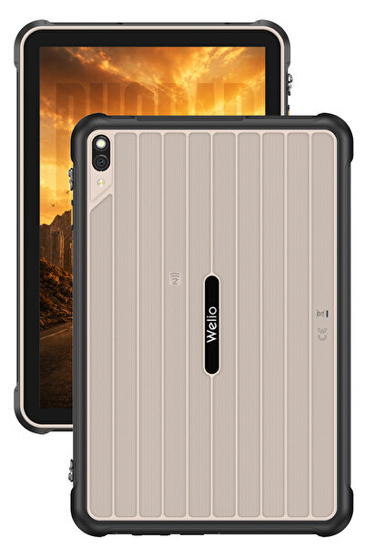 Welio RugPad Pro 8 GB Ram 128 GB Hafıza Darbelere - Suya Dayanıklı Android Ta...