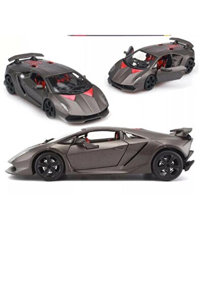 Burago Lamborghini Sesto Elemento 1/24 Koyu Gri Model Araba