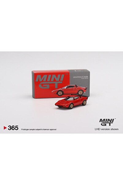 mini gt 365 Lancia Stratos HF Stradale Rosso Arancio 1:64 Kırmızı Model Araba