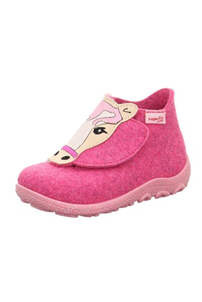 Superfit Щастливи детски филцови пантофки Octi Pink Unicorn